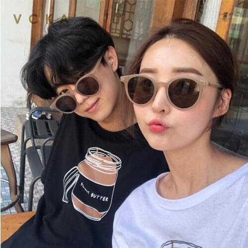 VCKA Retro Small Round Sunglasses Men Women Lightweight Vintage Sports Driving UV400 Sun Glasses Shades oculos De Sol