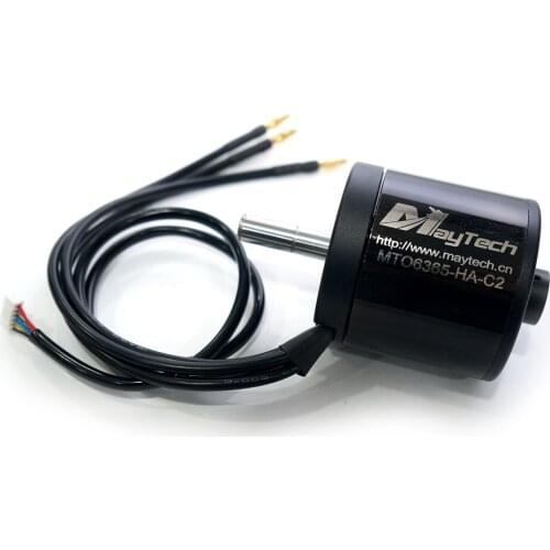 In Stock Maytech Electric Skateboard Brushless Motor 6365 170KV 10mm Shaft Sensored Powerful 3520W Motor Combat Robots Dustproof