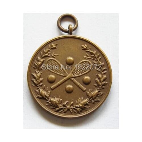 High quality and low price Tennis Contest Sports prize bronze art medal hot sales antique medals coins cheap custom sport medal