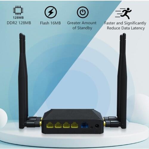 Wiflyer WE2126-A Wireless Wifi Router 300Mbps Openwrt Home Wifi Router Performance DDR2 128MB Flash 16MB Stable Wireless Router