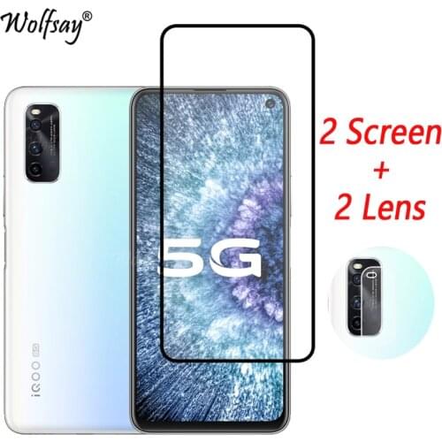 Full Cover Tempered Glass For Vivo iQOO Neo3 5G Screen Protector For Vivo iQOO Neo 3 5G Camera Glass For Vivo iQOO Neo 3 Glass