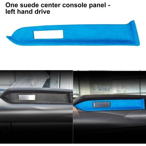 Suede Leather Exquisite Car Styling Interior Dashboard Panel Cover Compact Panel Trim Sticker Solid Color