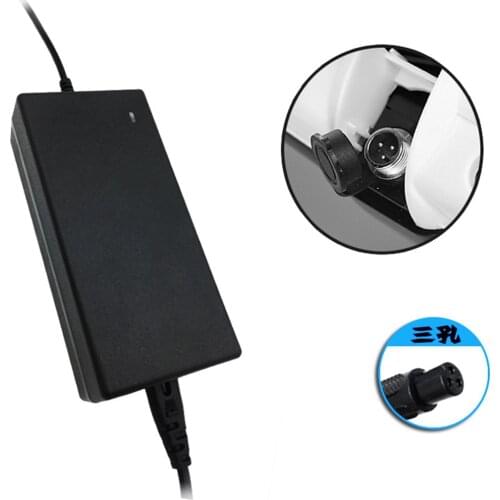 63v 3 holes /4 holes Scooter Charger For Ninebot Segway Mini Pro/mini Lite Electric Scooter parts accessories 13.5x6.2x3.8cm