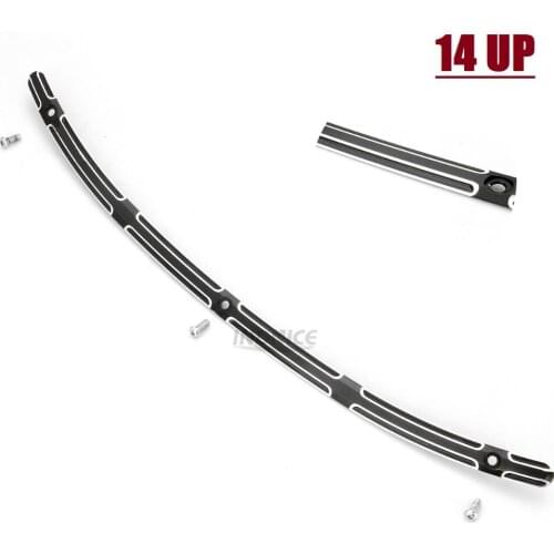 2014-2018 touring Beveled windshield trim for harley FLHT / FLHTC / FLHTCU / FLHX windscreen trim black
