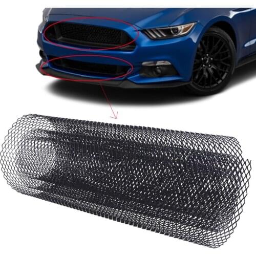 6x12mm Universal Truck Car Grille Mesh Net Sheet Aluminum Hexagon Grill Bumper Wholesale
