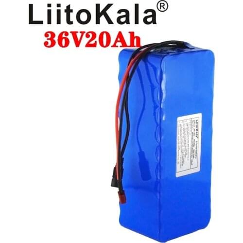 LiitoKala 36V 20Ah battery 21700 5000mah 10S4P battery pack 500W high power battery 42V 15000mAh Ebike electric bicycle BMS