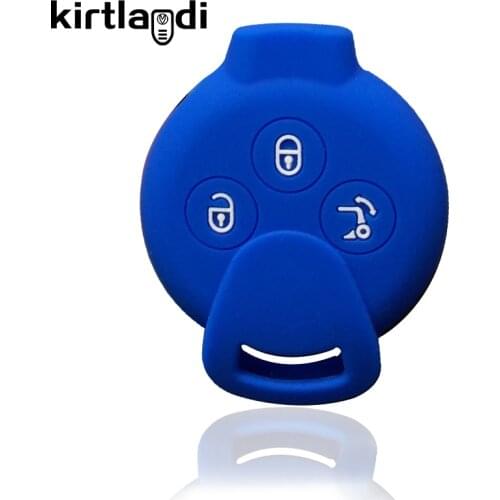 Kirtlandi Car Accessories Key Case for Mercedes Benz Smart City Coupe Cabrio Crossblade Roadster 50 451 2007-2013 Key Fob