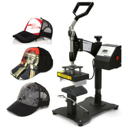 CE Digital Swing Arm Hat/Ball Cap Heat Transfer Press Sublimation Machine