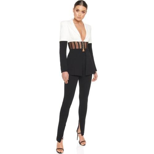 Женские брючные костюмы с пиджаком DEIVE TEGER China At AliExpress