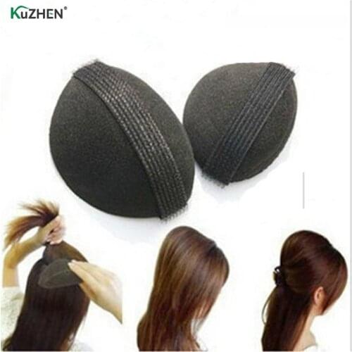 2pcs Sponge Hair Maker Styling Twist Magic Bun Hair Base Bump Styling Insert Tool Volume Headwear LB