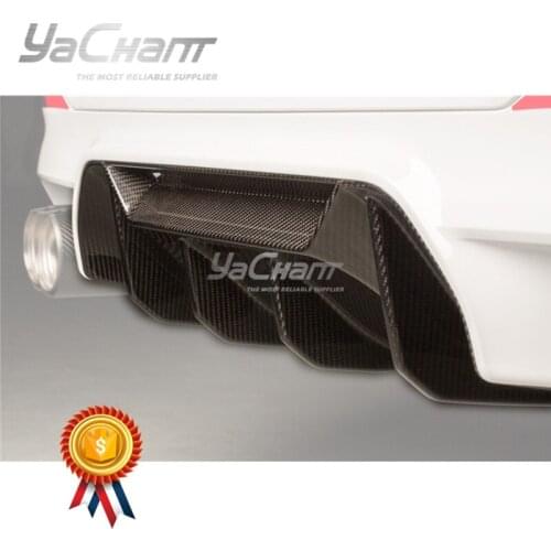 Carbon Fiber Body Kit Fit For 2017-2019 F90 M5 MP Style Rear Bumper Under Diffuser Lip