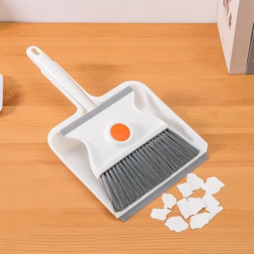 Mini Sweeping Broom Pan Brush Home Office Keyboard Cleaning Tools Dust Cleaner Household Cleaning Tools Desktop Clean Dustpans
