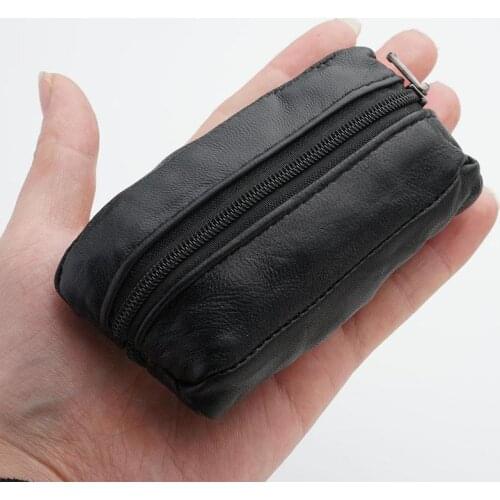 Mini Zipper Soft Purses Key Bags Unisex Coin Purse Gift For Money Pocket Thin Wallets Ring Pouch Card Purse Small Change Bag
