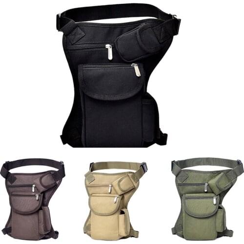Multifunction Outdoor Sport Canvas Waist Leg Bag Money Belt Pack Hiking Backpack