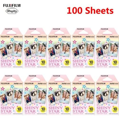 2020 Newest Fuji Fujifilm Instax Mini 8 9 7s 9 70 25 50s 90 Camera SP-1 2 Camera 10-100 Cartoon Instant Paper Film Shiny Star