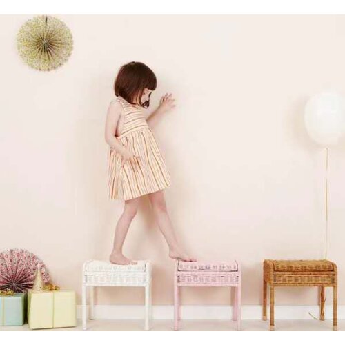 New Hand-woven Storage Rattan Chair Childrens Storage Stool Net Red Woven Storage Stool Kids Toys Juguetes Brinquedos Gifts