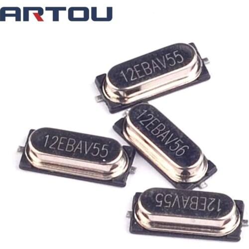 10PCS SMD HC 49S Type 12M Passive Crystal Oscillator