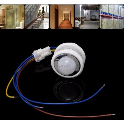 220V PIR Motion Sensor Switch ON / OFF IR Infrared Human body Indction Sensor light Control Detector Module For LED lamp or Fan