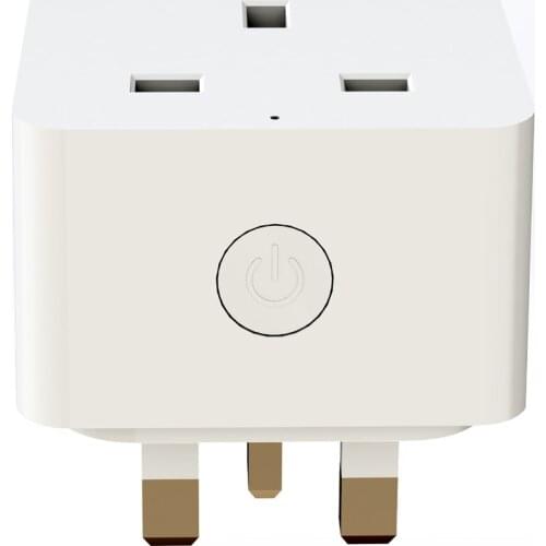 UK Standard Grounding Home Automation Remote Control Socket WiFi Smart Plug Support Amazon Alexa Voice Control Womo Smart APP