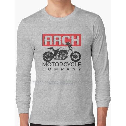 Arch Motorcycle Long Sleeve T Shirt 100% Pure Cotton Big Size Keanu Reeves Motorcycle