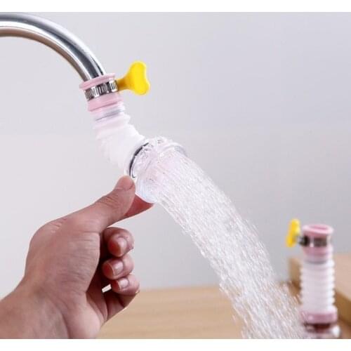 Faucet Splash-proof Water Faucet Lengthened Faucet Filter Nozzle Shower Nozzle Sink Faucet Rotary Faucet Water-saving Nozzle