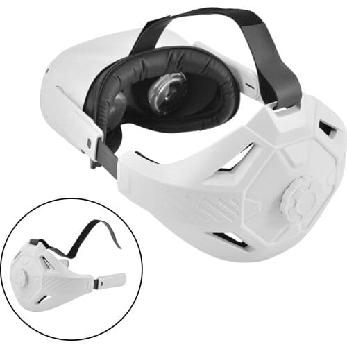 Comfortable Head Strap for Quest 2 Easy-to-install Padded Headset Protective Headband VR Accessories Reduce Head Pressure White