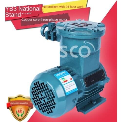 Explosion-proof motor YB2 / YB3-160L-4 15KW motor flameproof three-phase 380v copper core GB