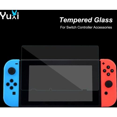 YuXi 1pc Screen Protector Film Tempered Glass For Nintend Switch Console NS NX Screen Protective Glass Accessories