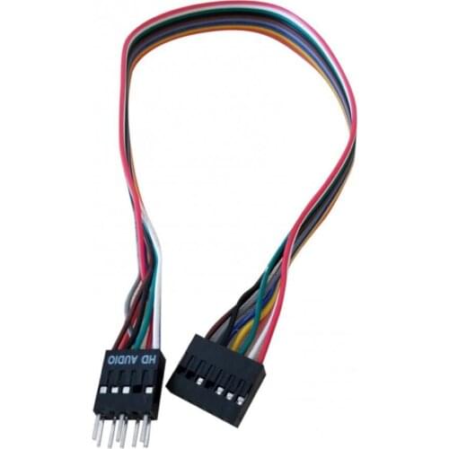 Replacement 13Pin Female to 8Pin Male Audio Cable Adapter for Lenovo Motherboard