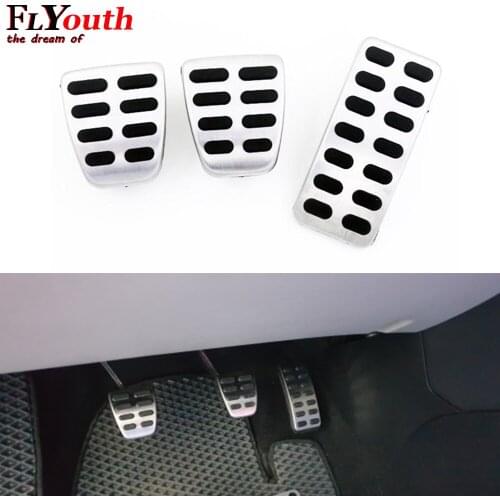 For Hyundai Verna Solaris Sedan Hatchback 2012-2015 Parts Stainless Steel Car Accelerator Gas Brake Pedal Clutch Pedals Case