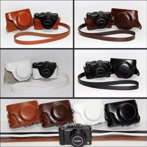 Full Protection Bags PU Leather Cover Camera Case For Panasonic LX5 LX7 LX3 Camera Accessories