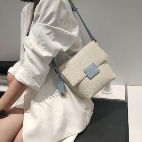 OUSSON 2021 Women Fashion Travel Work Large Capacity One-Shoulder Bag Ladies Soft Leather Bucket Bag For Woman