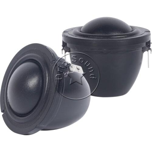 1pcs 1.5 Inch 48mm 4Ohm 30W 28-Core Silk Film Treble Sound Box Tweeter HIFI Ball Top Speaker