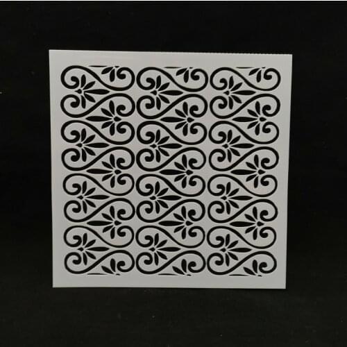 13*13 Flower lace pvc Layering Stencils for DIY Scrapbooking/photo album Decorative Embossing DIY Paper Cards Crafts