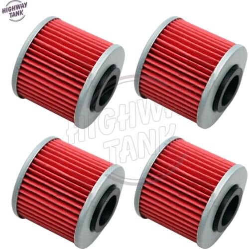 4 Pcs Motorcycle Oil Filter Case for YAMAHA XV700 XV750 XV920 XV1000 VIRAGO