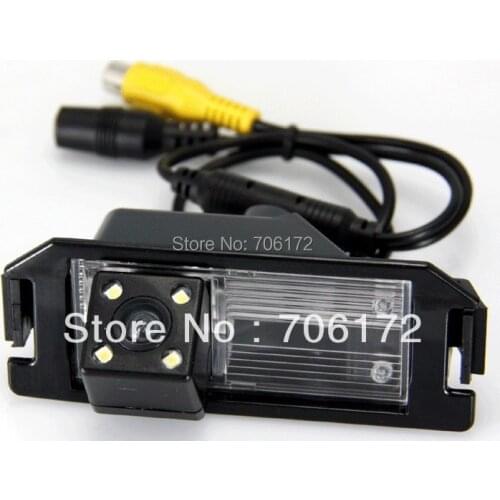 4 LED night vision Car rearview camera rear view reverse backup for hyundai solaris (Verna) hatchback Free shipping