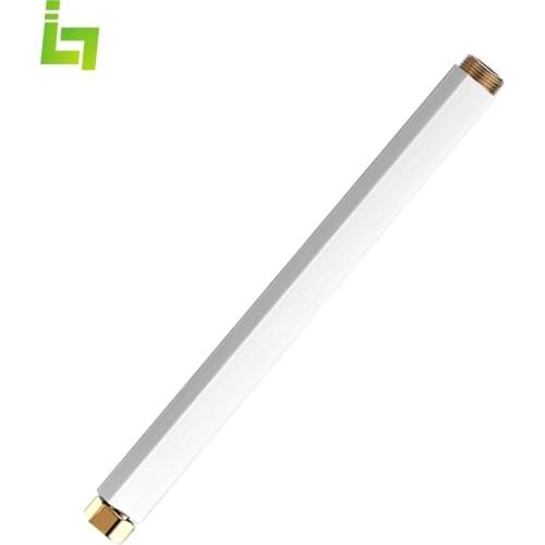 Whit and Black Shower Faucet Extended Tube