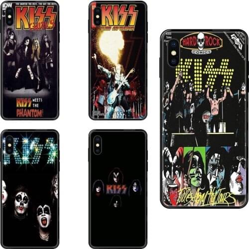 Gene Simmons Kiss Band Black Soft TPU Screen Protector Sales For Galaxy S20 S10e S10 S9 S8 S7 S6 S5 edge Lite Plus Ultra
