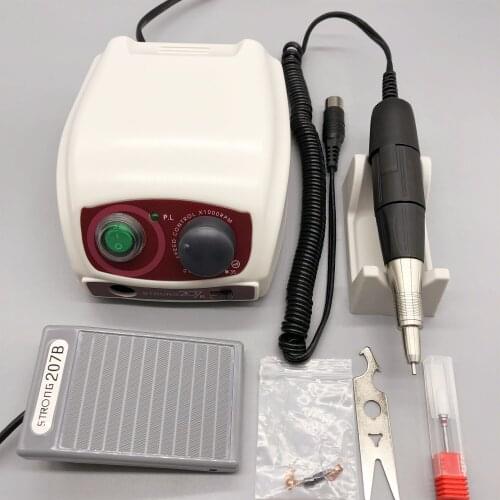STRONG 210 102 metal drill micro motor phone STRONG 207B control box electric nail drill manicure tool nail equipment
