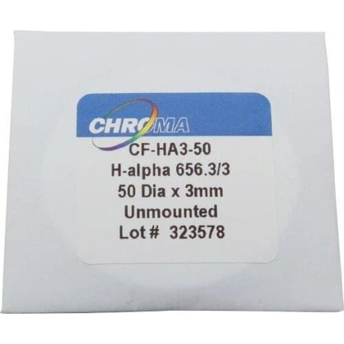 Chroma 50mm circular H-alpha LRGB 3nm Astrophotography ccd Imaging Filter （Free shipping