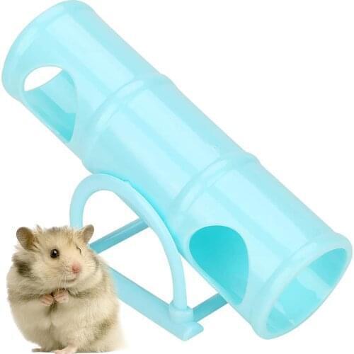 Hamster Play Toys Seesaw Small Animal Activity Toy Sports Intelligence Fun Upturned Bucket DIY Hamster Cage Accessories