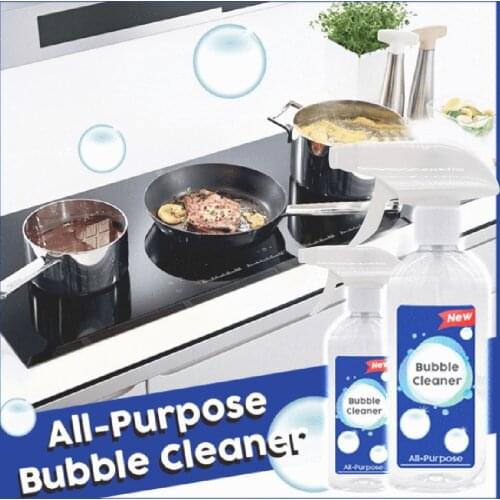 Kitchen Grease Cleaner Rust Remove Multi-Purpose Foam Cleaner Bubble Cleaner Household Cleaning Tool Bubble Spray Kitchen 200ml