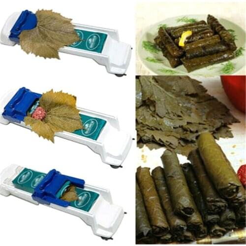 Stuffed Grape Leaves Cabbage Leaf Rolling Machine Yaprak Sarma Dolma Roller Tool Roll Sushi Making Machine