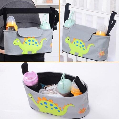 Multi-function diaper bag Cartoon Baby Stroller Bag Organizer Bag Nappy diaper bag Pram Cart Basket Hook Stroller Accessories