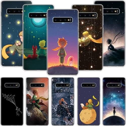The Little Prince Fox Cartoon Phone Case For Samsung Galaxy S10 S20 S21 S9 S8 S7 Note 10 20 9 8 FE J4 J6 Ultra Plus Lite Pro + E