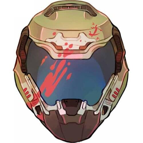 Personality Car Stickers Doom Slayer Accessory Motorcycle Cover Scratches Waterproof PVC Cover Scratches Waterproof Apply To Car