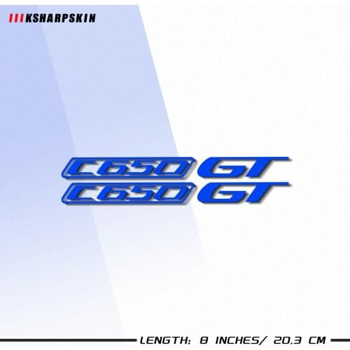 New motorcycle bicycle fuel tank sticker wheel helmet MOTO waterproof reflective logo for BMW C650 GT c650 gr