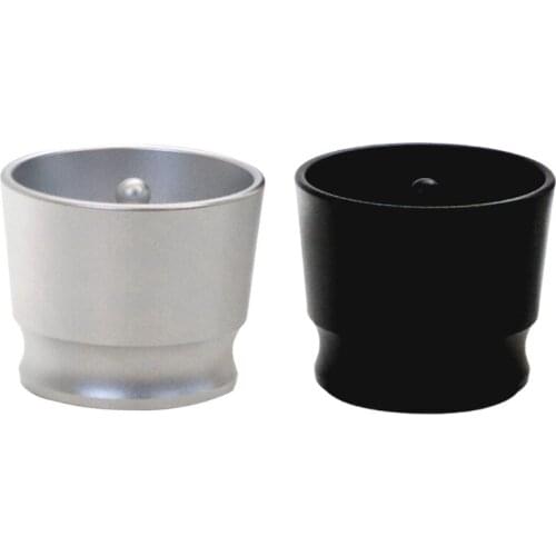 Portable Stainless Steel Coffee Powder Receive Cup Coffee Machine Powder Receiver with Lid Kitchen Supplies