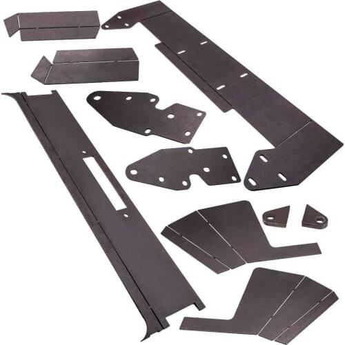 DIY Front Bumper Bare Metal Kit Winch Mount for Jeep Cherokee XJ 1984-2001