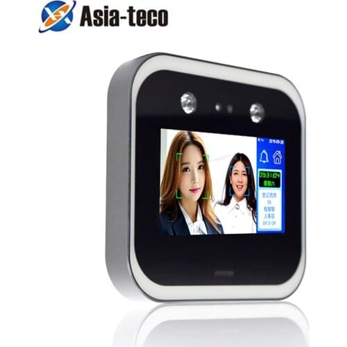 5 inch Touch Screen Dynamic Face Recognition Time Attendance Access Control System Employee Time Clock face dynamic attendance